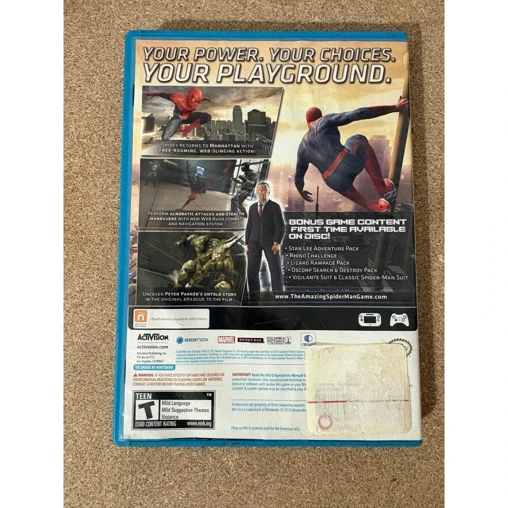 The Amazing Spider-Man Ultimate Edition - Nintendo Wii U